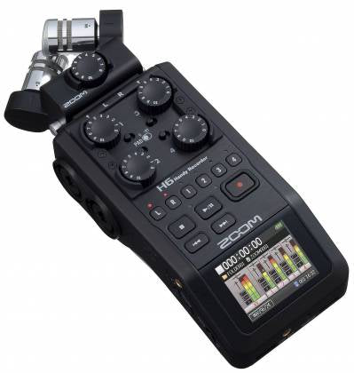 Zoom H6 ALL BLACK Handy Recorder multi track portable recorder ZH6AB