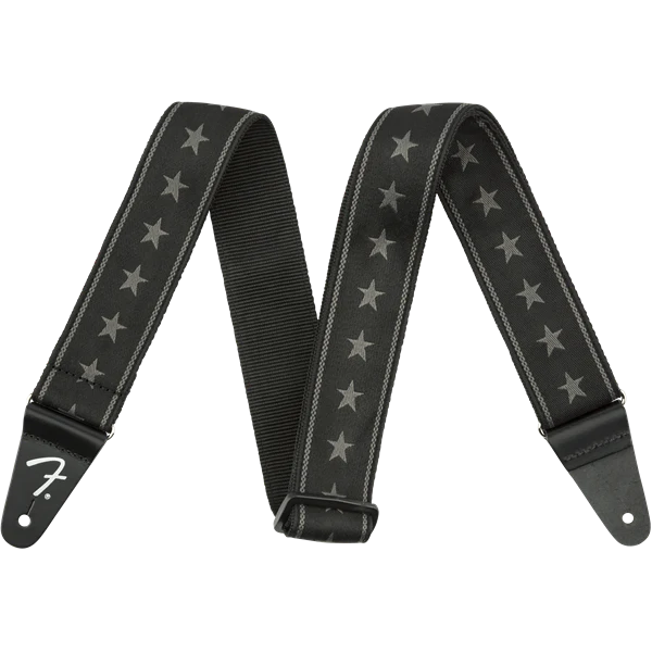 Fender Nylon Stars and Stripes Strap - Gray