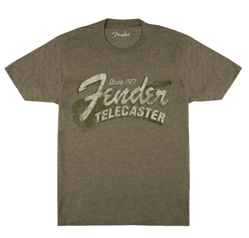 Fender® Since 1951 Telecaster™ T-Shirt - Military Heather Green, L