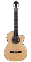 Charger l'image dans la galerie, Denver Classical Cutaway Acoustic/Electric Guitar with Gigbag - 4/4 - Natural
