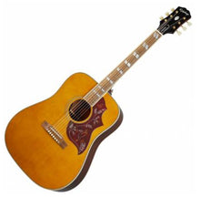 Load image into Gallery viewer, Epiphone IGMTHBNAGH Inspired by Gibson Masterbilt Hummingbird 6-String RH Acoustic Electric Guitar-Natural-(8310262169855)

