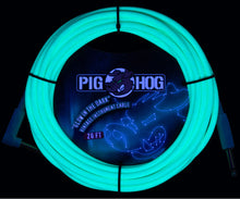 Charger l&#39;image dans la galerie, PIG HOG GLOW IN THE DARK INSTRUMENT CABLE 20FT PCH20GLOR
