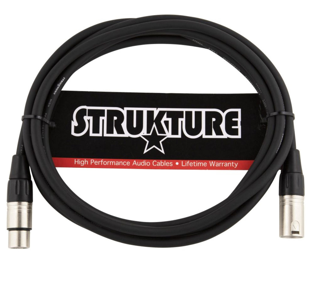 Strukture XLR - 10' Pro Series 7 MM Microphone Cable, PRO10M7