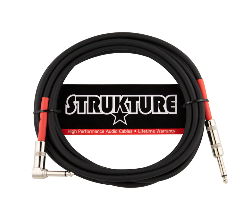 STRUKTURE PRO157GR 15FT 7MM INSTRUMENT CABLE RIGHT ANGLE