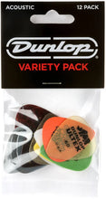 Load image into Gallery viewer, Jim Dunlop PVP112 Acoustic Picks - Variety, 12 Pack
