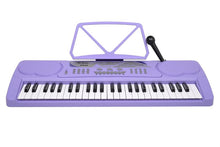 Load image into Gallery viewer, 49 Note Kids Keyboard with Microphone, Music Rack &amp; AC Adaptor
