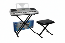 Load image into Gallery viewer, Huntington USA 61 Note Keyboard with Music Rack &amp; AC Adaptor
