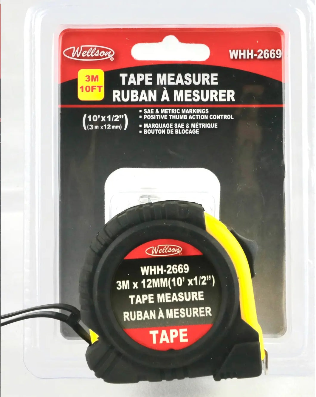 MEASURING TAPE 10FT X 1/2