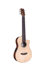 Load image into Gallery viewer, Cordoba Mini II EB-CE SP/EB Electric Cutaway Classical Guitar Solid Top
