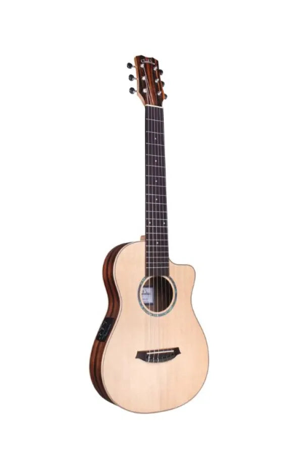 Cordoba Mini II EB-CE SP/EB Electric Cutaway Classical Guitar Solid Top