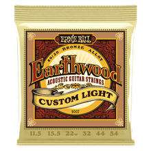 Load image into Gallery viewer, Earthwood 2007/3007 Custom Light 80/20 Acoustic Guitar Strings - 11.5-54
