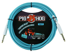 Load image into Gallery viewer, Pig Hog 10FT Instrument Cable - 1/4 Male Straight to 1/4 Male Right Angle
