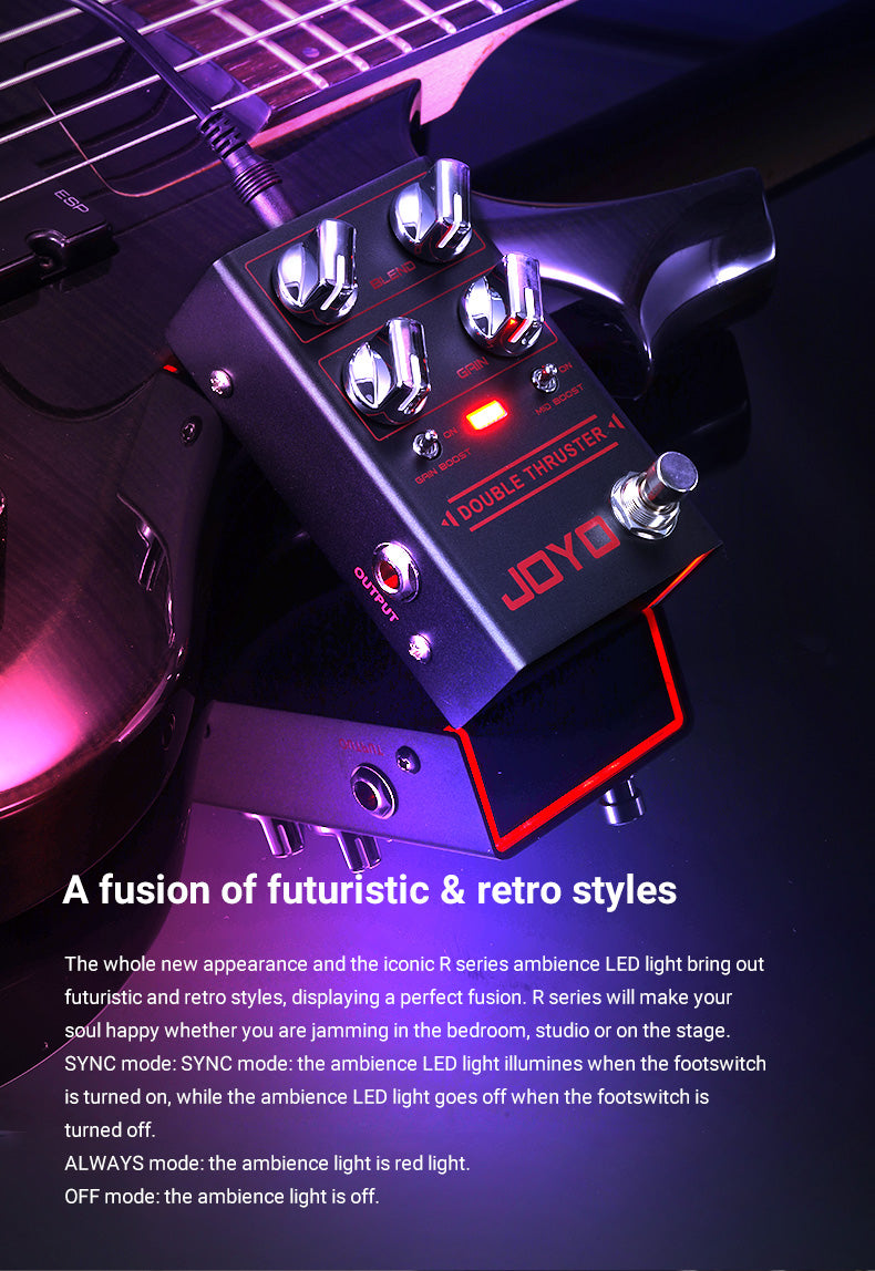 JOYO R-28 Double Thruster Overdrive Bass Pedal