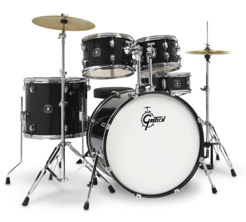 Gretsch Renegade Drum Set with Hardware & Cymbals RGE625BM Black Mist