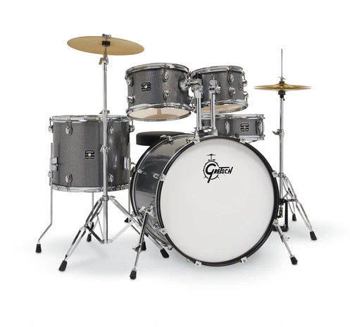 Gretsch Drums RGE625 Renegade 5-Piece Drum Set (Grey Sparkle)