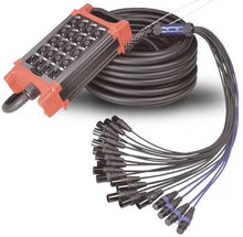 Load image into Gallery viewer, 100 Foot Professional 16 Channel Snake w/XLR Sends &amp; Returns
