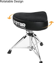 Load image into Gallery viewer, Avatar THR161 Heavy Duty Luxury  Drum Throne Seat - Motorcycle Style
