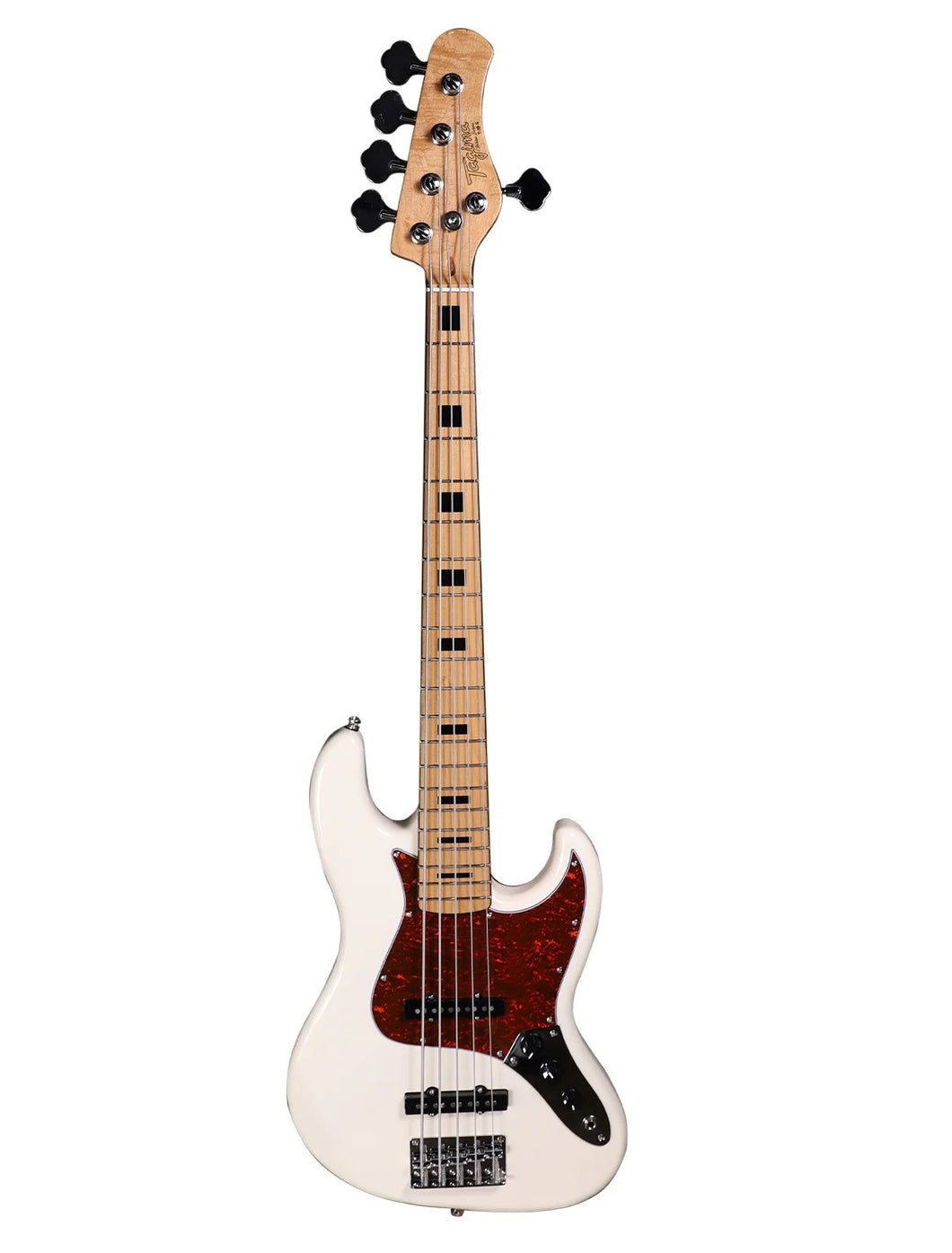 Tagima TJB 5 OWH-LF/ TT 5 String Electric Bass Guitar (Olympic White)