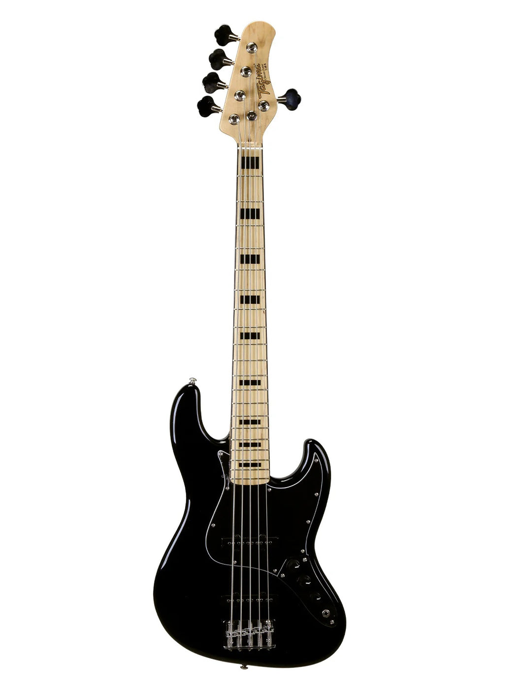 Tagima TJB 5 BK-LF/BK 5 String Electric Bass Guitar (Black)