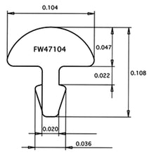 Load image into Gallery viewer, Straight Fret Wire - 047x104 Nickel/Silver (2ft Piece)
