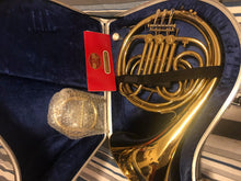 Load image into Gallery viewer, Besson French Horn Made By Josef Lidl With Hardshell Case 412Z-1 Brass
