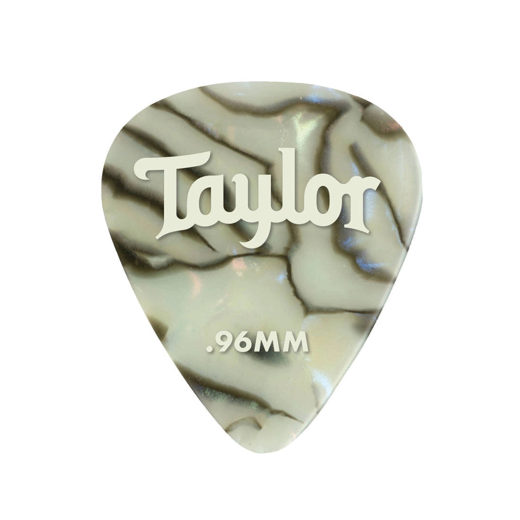 Taylor Picks - Celluloid 351, Abalone, .96 mm, 12 Pack