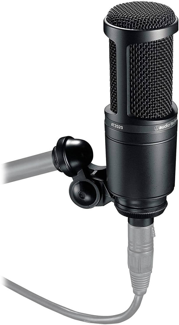 Audio-Technica AT2020 Cardioid Condenser Microphone - Black