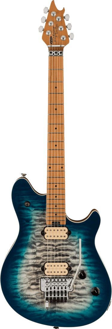 EVH Wolfgang® Special QM, Baked Maple Fingerboard, Indigo Burst Electric Guitar - See Description