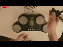 Charger et lire la vidéo dans la visionneuse de la Galerie, Avatar PD405 Pad de batterie en silicone numérique à percussion électrique avec pédales 
