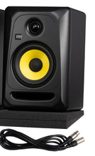 Load image into Gallery viewer, KRK Classic 5 CL5-G3PK1 Studio Monitor Package with Cables &amp; Isolation Pads
