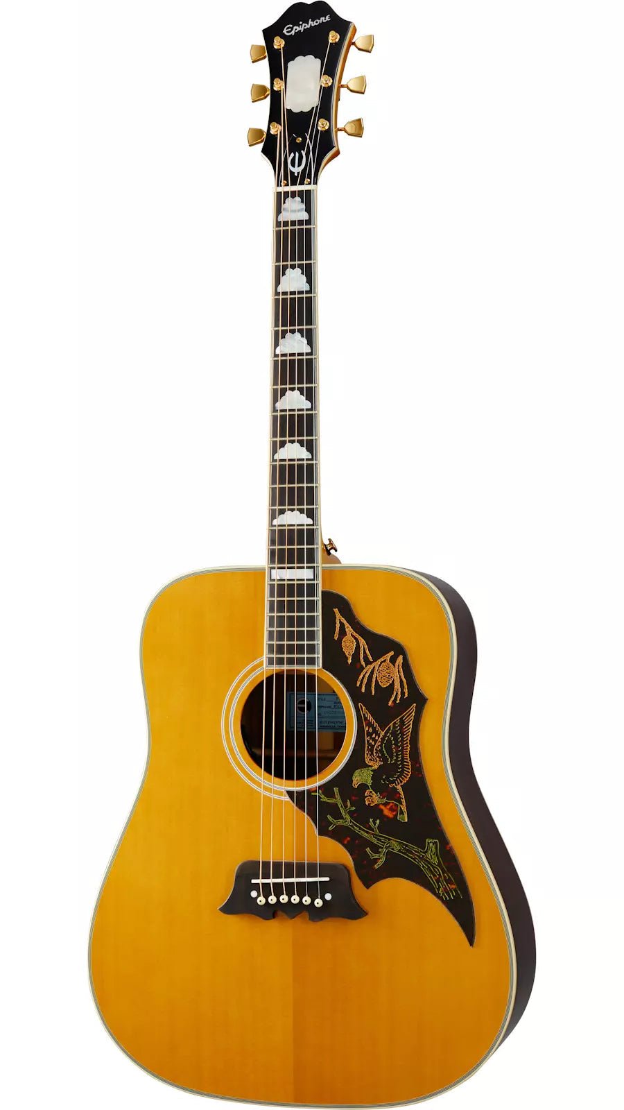 Epiphone Masterbilt Excellente Acoustic Guitar - Natural - EMEXNAGH