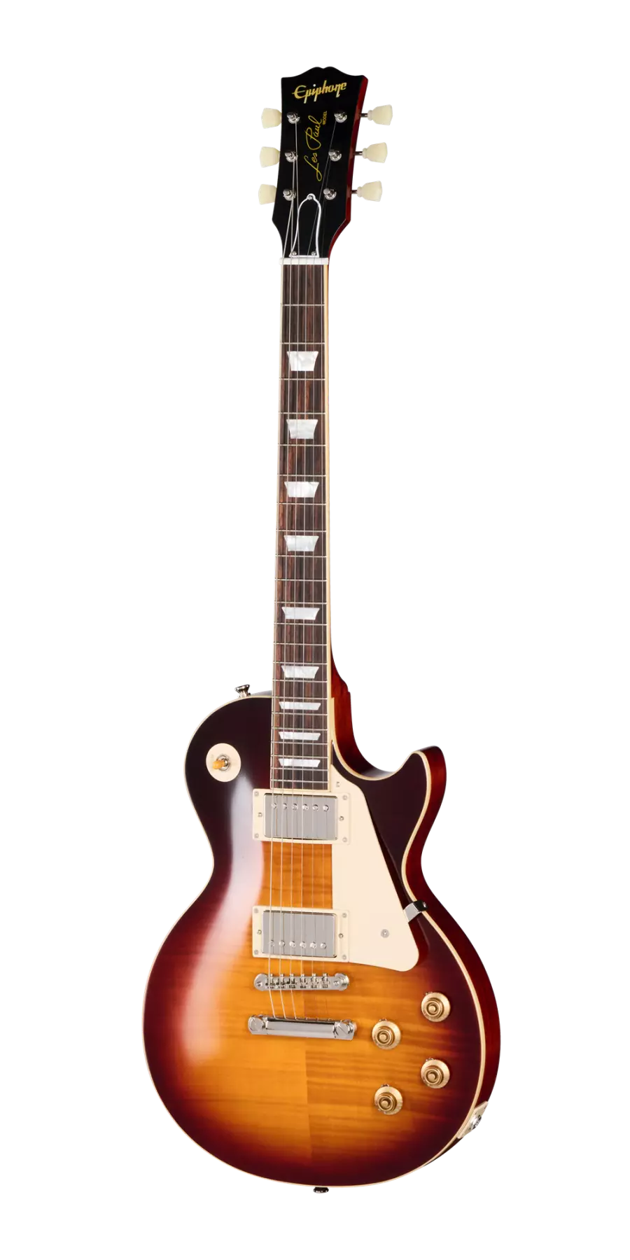 Epiphone 1959 Les Paul Standard Reissue Electric Guitar with Hardshell Case - Washed Bourbon Burst