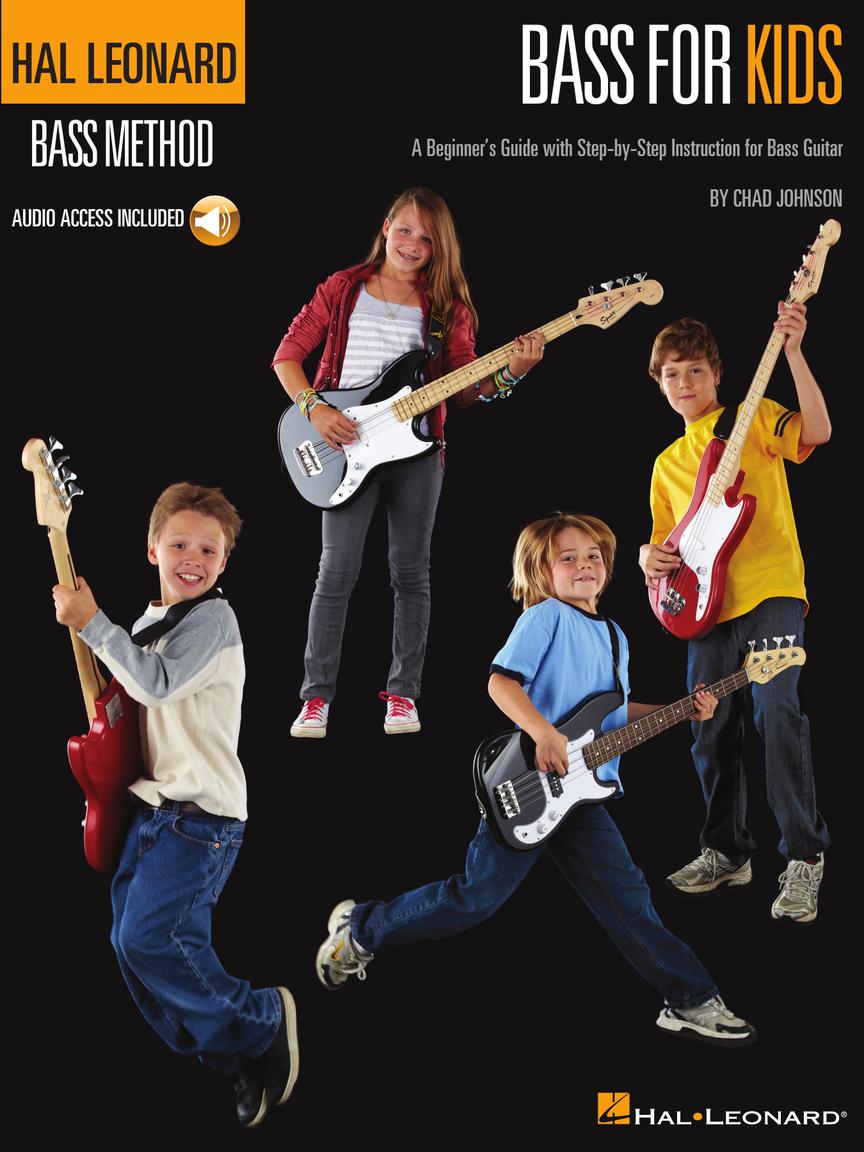 HAL LEONARD BASS FOR KIDS A Beginner's Guide with Step-by-Step Instruction for Bass Guitar