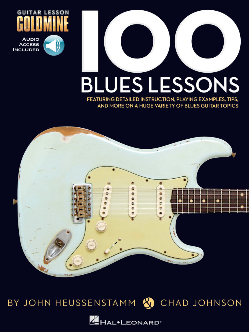 100 BLUES LESSONS Guitar Lesson Goldmine Series