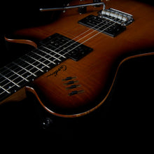 Charger l&#39;image dans la galerie, Godin 024124 LGXT - Synth Access - Guitare électrique 3 voix Cognac Burst Flame AA
