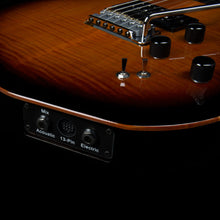 Load image into Gallery viewer, Godin 024124 LGXT -  Synth Access - 3 Voice Cognac Burst Flame AA Electric Guitar

