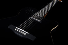 Charger l&#39;image dans la galerie, Godin A6 Ultra Black HG Guitare électrique acoustique 6 cordes RH fabriquée au Canada D
