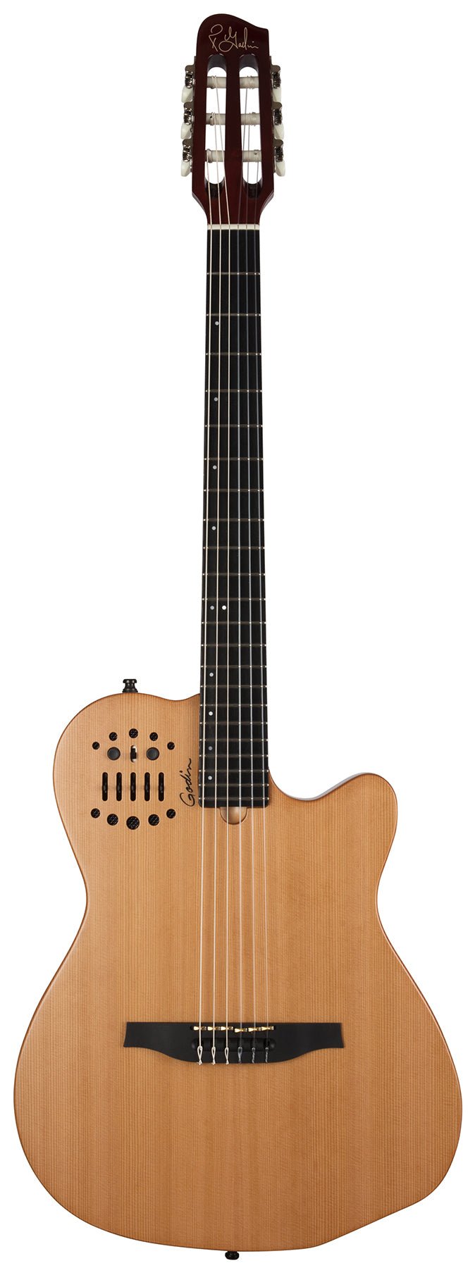 Godin 032167 ACS Slim Nylon Natural HG Guitare avec Gig Bag Floor Demo Comme neuf
