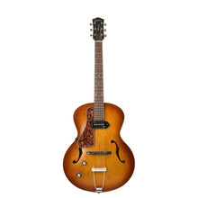 Load image into Gallery viewer, Godin 037728 5th Avenue Kingpin P90 Cognac Burst Cutaway Hollow Body Acoustic Guitar LEFT-HANDED Made In Canada
