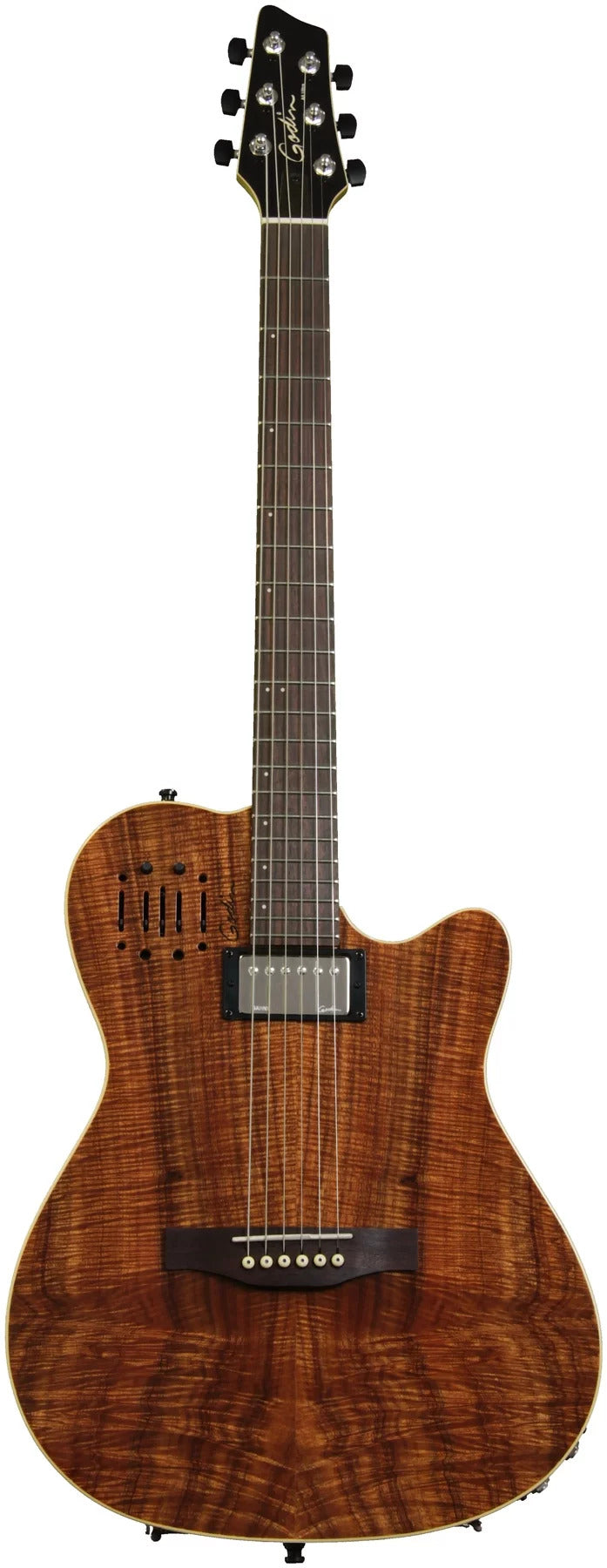 Godin 038206 A6 Ultra Extreme Koa HG with Bag Acoustic Electric Guitar Made In Canada