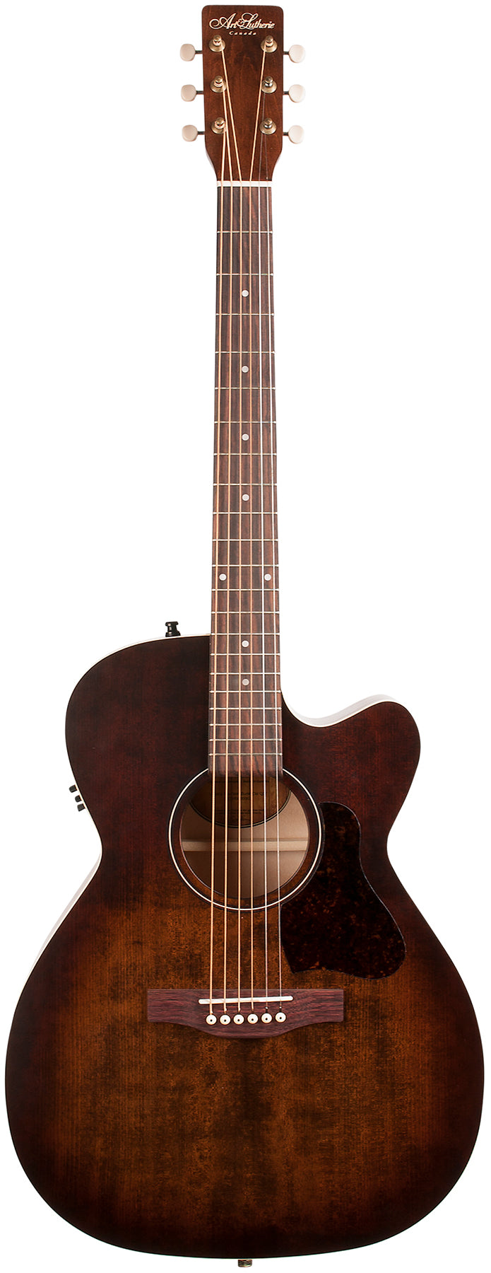 Art & Lutherie 042340 / 051731 Legacy Bourbon Burst CW QIT Cutaway Acoustic Electric MADE In CANADA-(6536632205506)