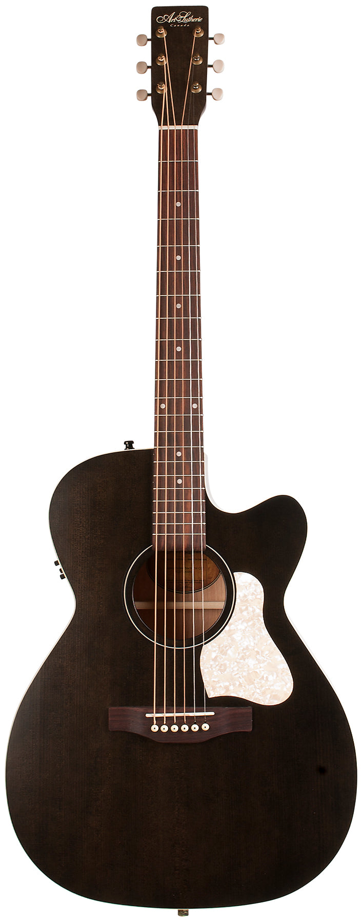Art & Lutherie 042371 / 051762 Legacy Faded Black CW QIT Cutaway Acoustic Electric MADE In CANADA-(6536632303810)