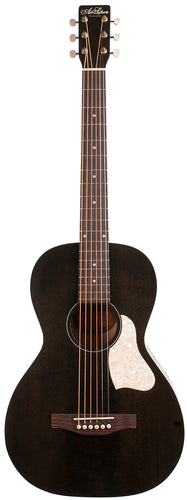 Art & Lutherie 042418 Roadhouse Faded Black A/E Parlor Acoustic Guitar MADE In CANADA-(6536632729794)