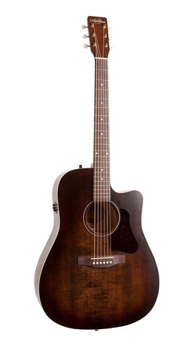 Art & Lutherie 042432 / 051687 Americana Cutaway Acoustic Electric CW QIT - Bourbon Burst MADE In CANADA-(6536631386306)