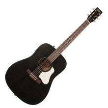 Charger l&#39;image dans la galerie, Art &amp; Lutherie 042470 / 051717 Americana Acoustic Electric Guitar Faded Black QIT Made In Canada-(6536631320770)
