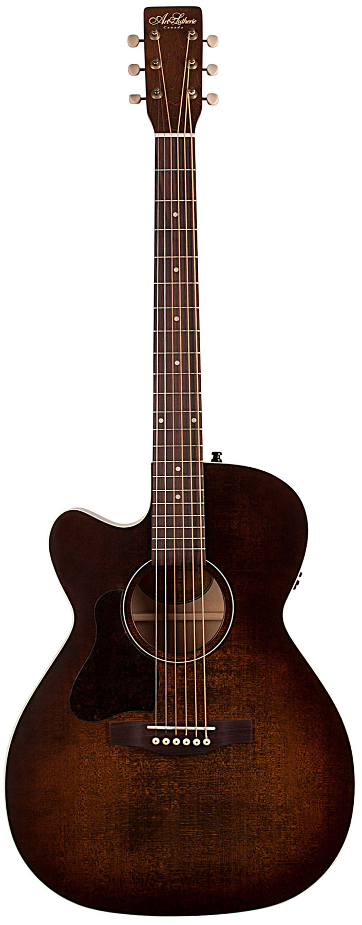 Art & Lutherie 051755 Legacy CW LEFT Bourbon Burst QIT Cutaway Acoustic Electric MADE In CANADA-(6536632074434)