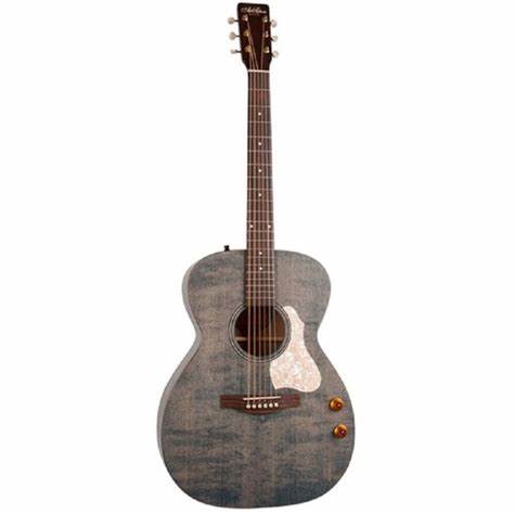 Art & Lutherie 047086 Legacy Concert Acoustic Electric Guitar Denim Blue Q-Discrete Made In Canada-(6536632008898)
