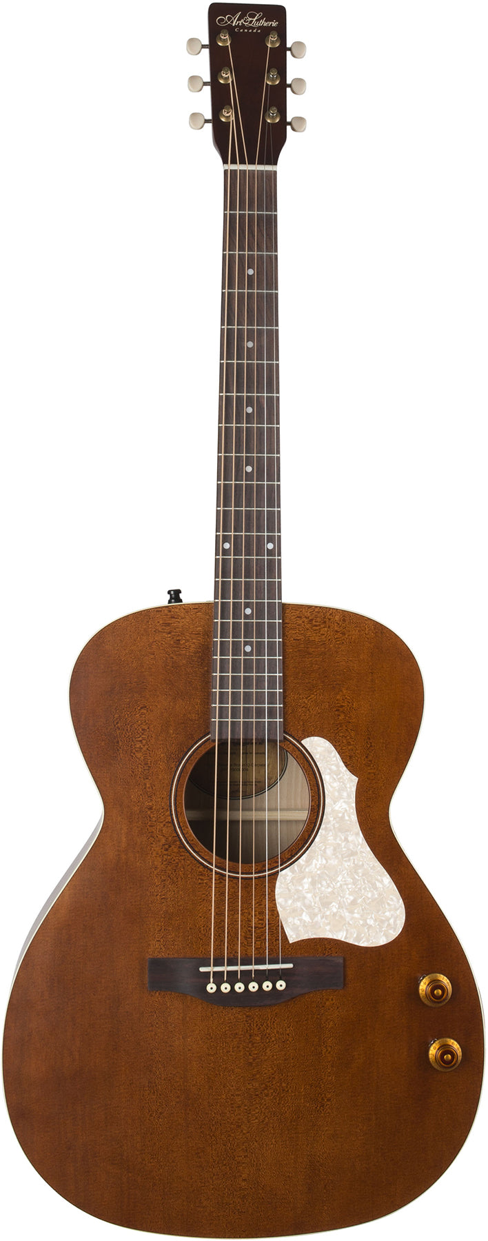 Art & Lutherie 047710 Legacy Havana Brown Q-Discrete Acoustic Guitar MADE In CANADA