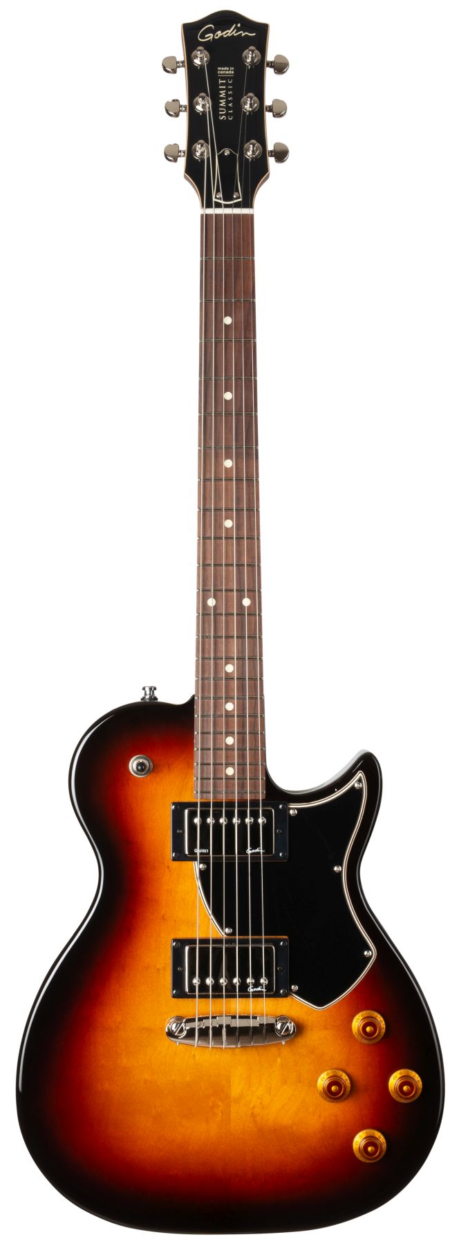 Godin Summit Classic HG 6-String RH Electric Guitar with Gig Bag-Vintage Burst MADE In CANADA D