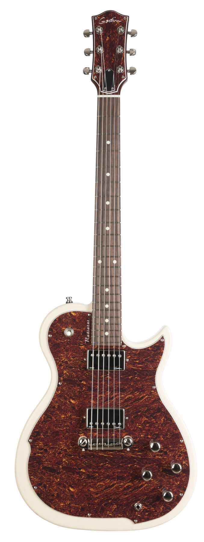 Godin 048458 Radiator Faded Cream RN Electric Guitar Made In Canada
